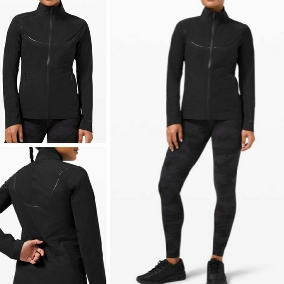 Lululemon Fast & Free Black Windbreaker 8 nwt - Picture 2 of 8